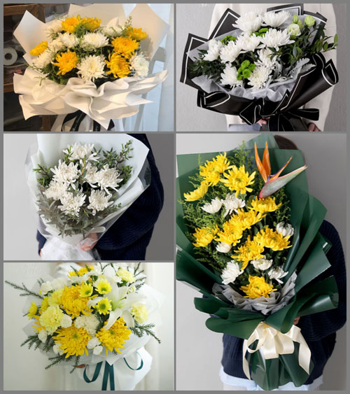 江苏泰州靖江市马桥镇集福村白事花束代送